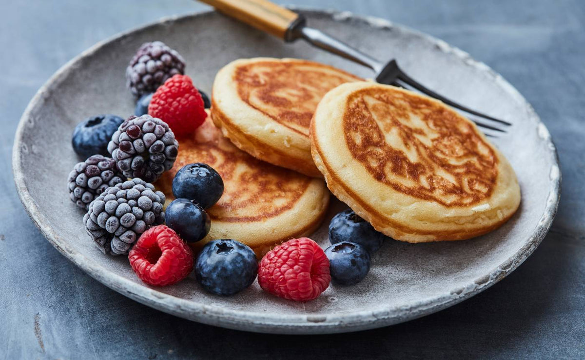 Pancake Protéinés avec topping fruits