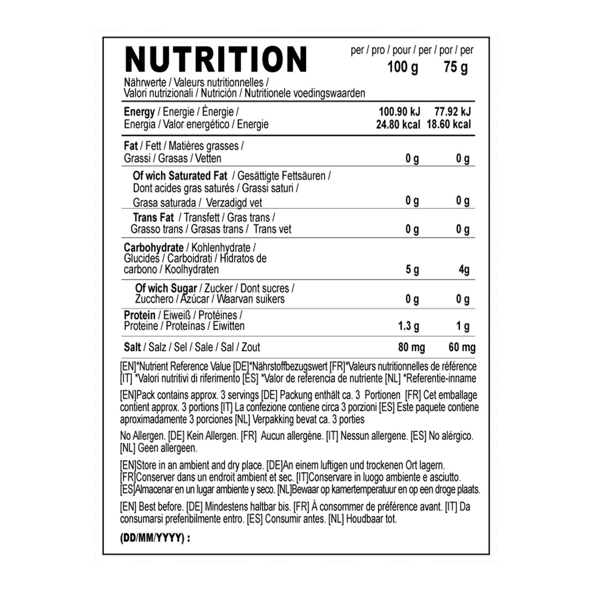 Palmini - Lasagnes - 5 g de glucides - Sans gluten - Paquet de 338 g