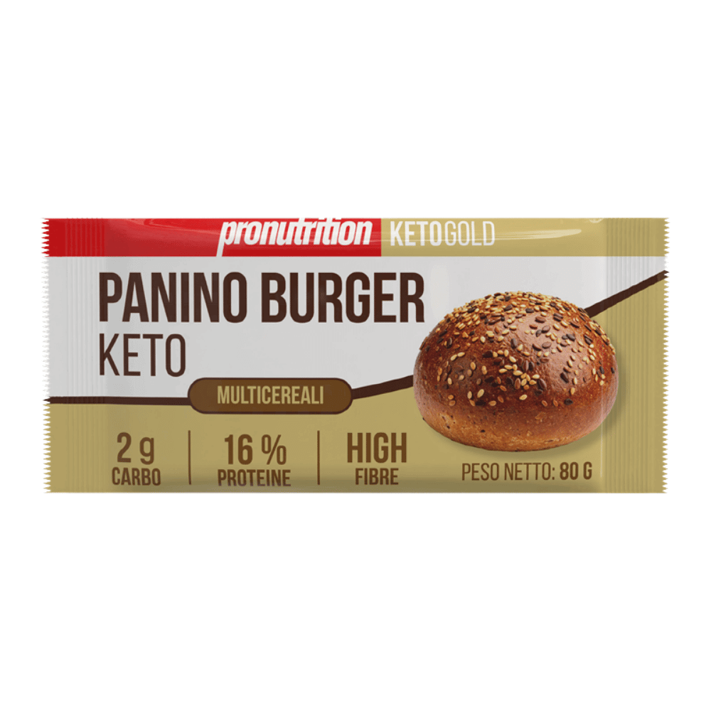 Petit pains Burger Keto multicéréales 80g Pronutrition