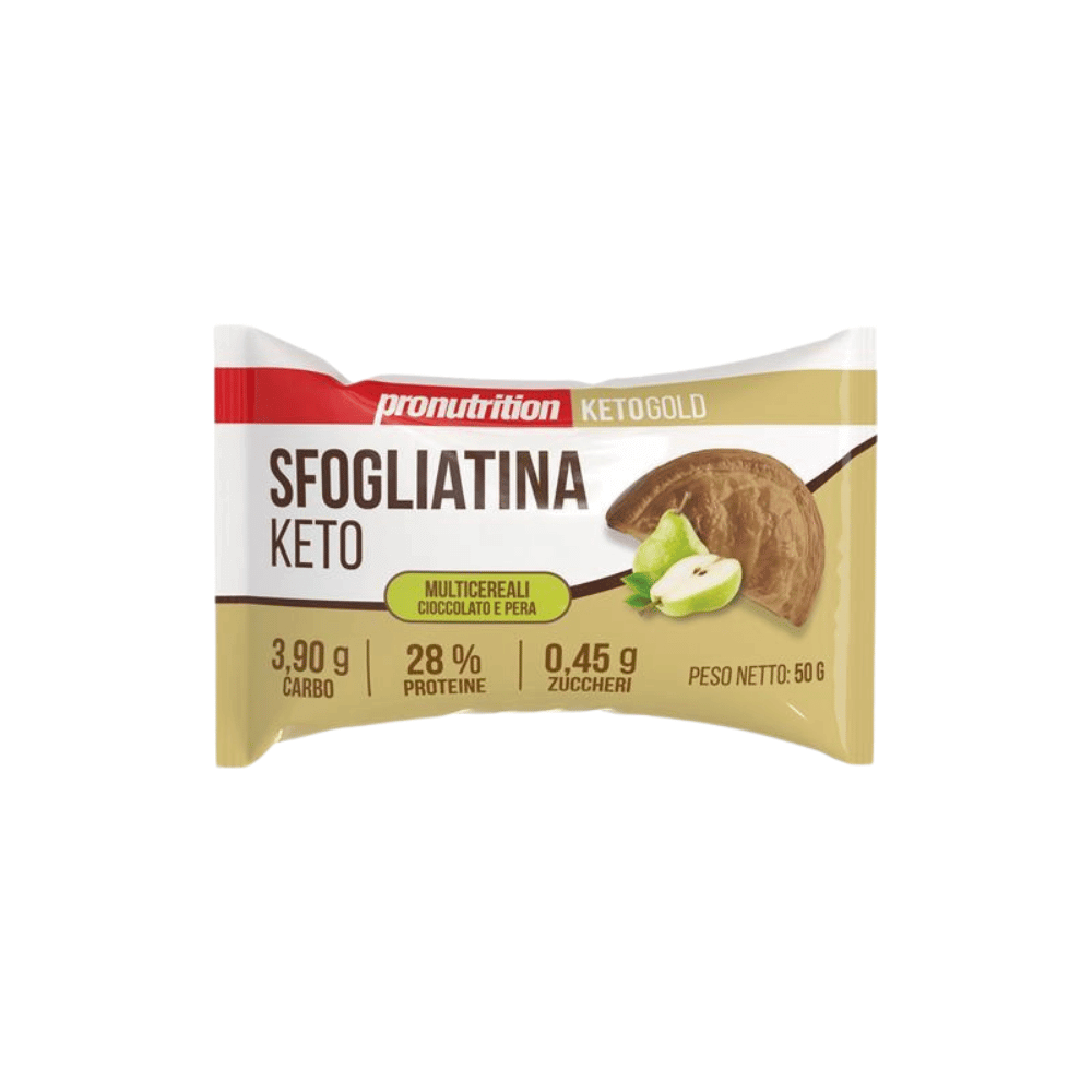 Sfogliatina Keto multicéréales Chocolat Poire 50g Pronutrition