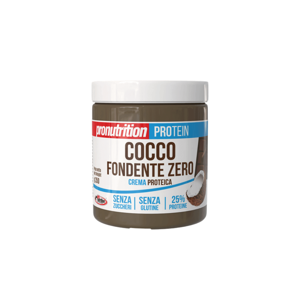 Pâte à tartiner protéinée sans sucre Chocolat noir et Noix de coco 350g Pronutrition