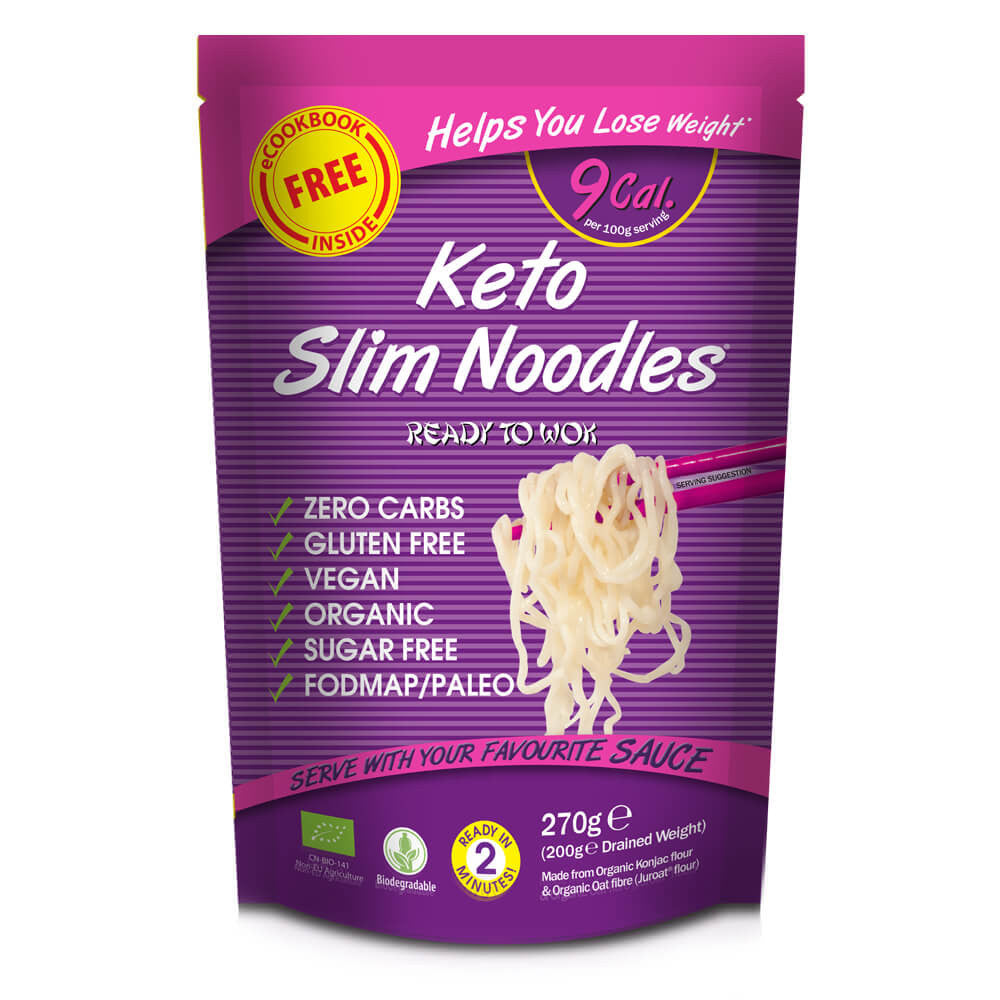 Slim Noodles shirataki de Konjac keto paquet de 270g