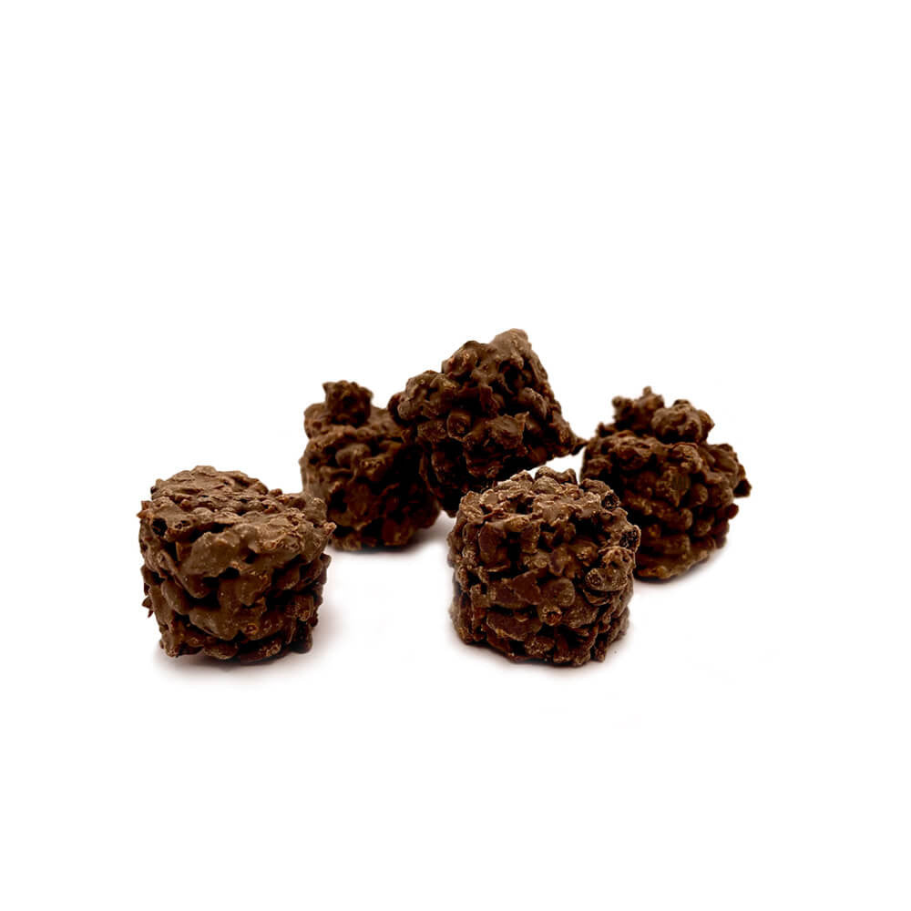 Bouchées protéinées croquantes saveur chocolat noir à l'unité MinceurD