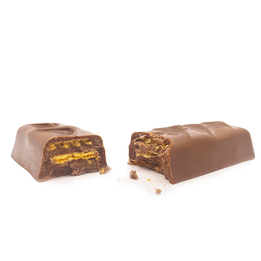 Barres protéinées chocolat au lait coeur gaufrette Boîte de 5 MD