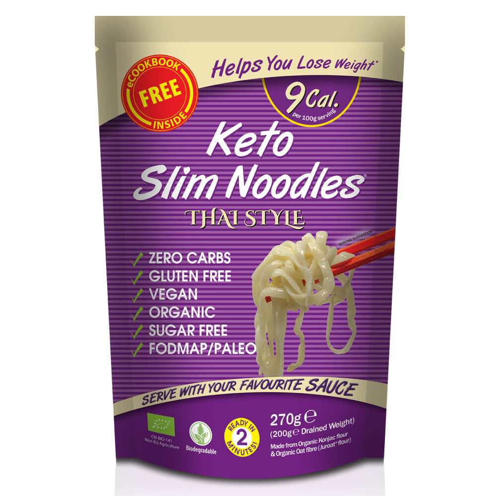 Slim Noodles Thaï Style shirataki de konjac keto - SlimPasta paquet 270g
