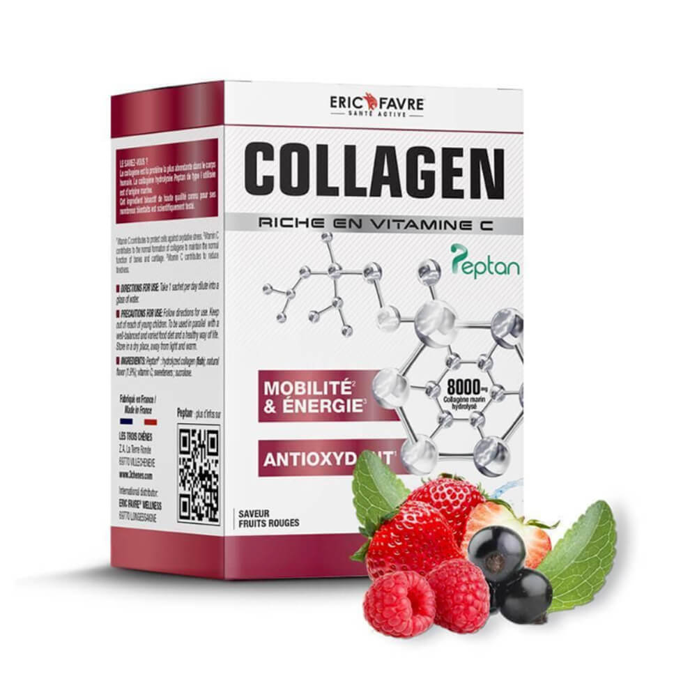 Collagen marin hydrolysé Peptan vitamine C Sachets Eric Favre