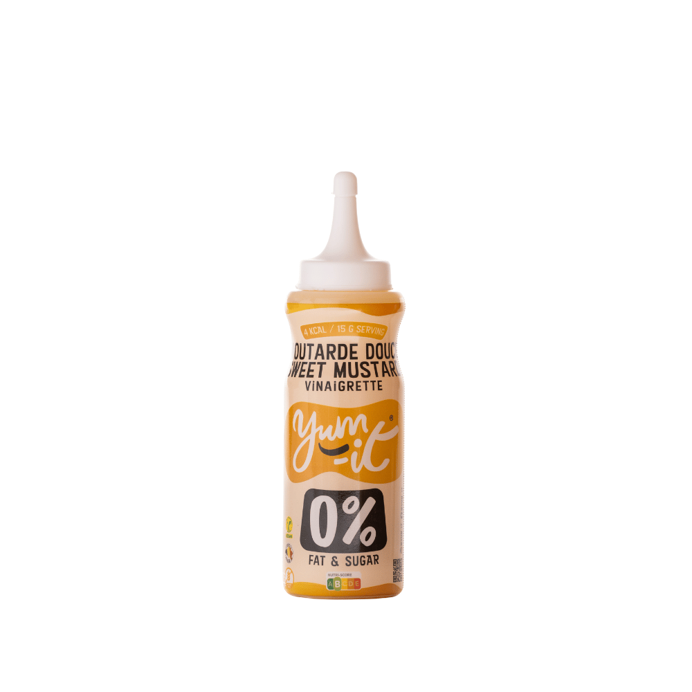 Sauce vinaigrette 0% keto sans sucre saveur Moutarde douce - 300ml - Yum-it