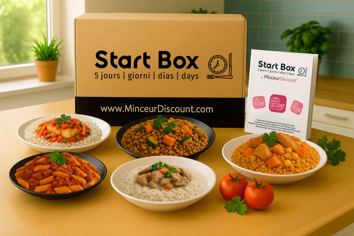 StartBox Plats cuisinés Minceur 5 jours régime hypocalorique – 10 plats + programme complet à prix choc