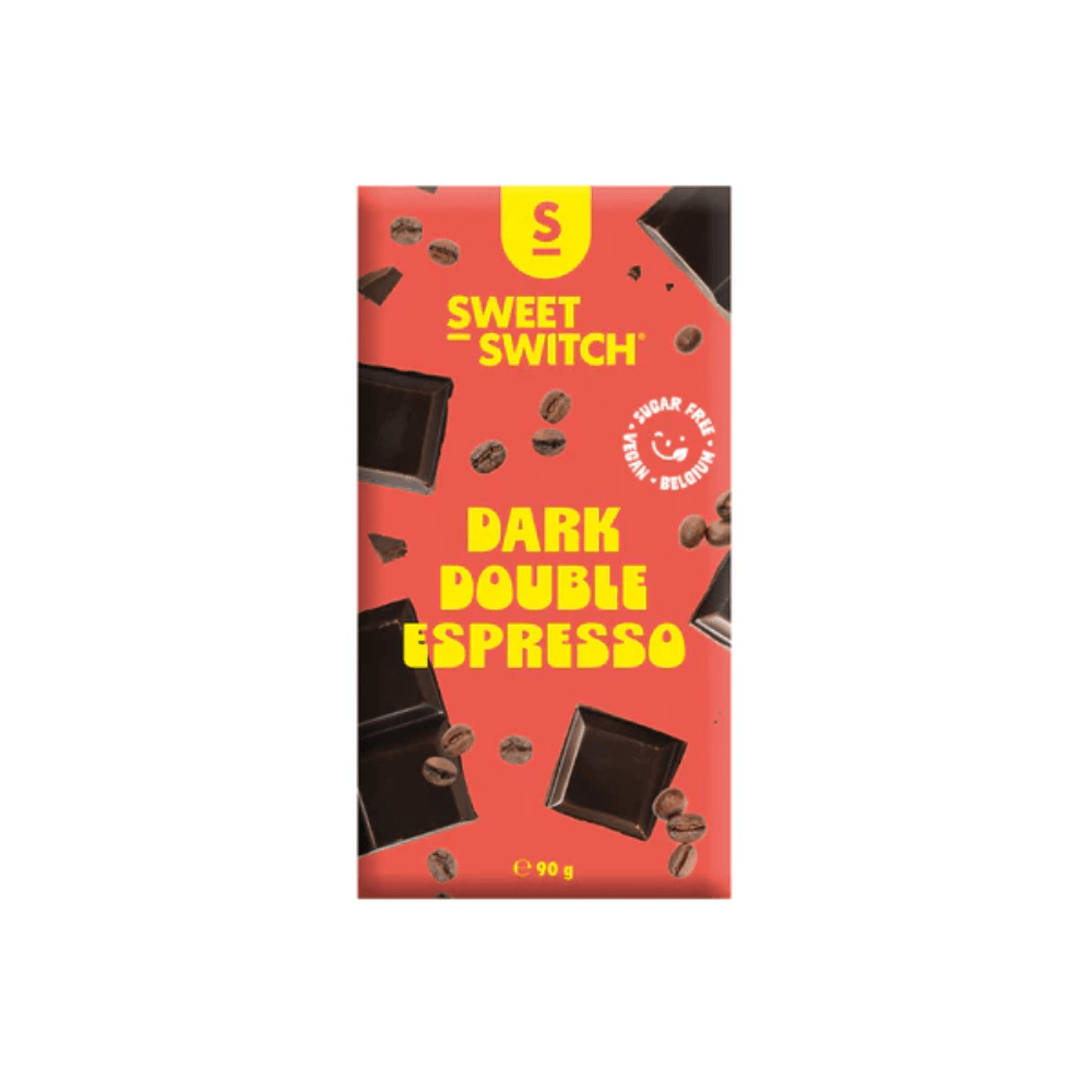 Tablette de chocolat noir Double Espresso Sweet-Switch 90g