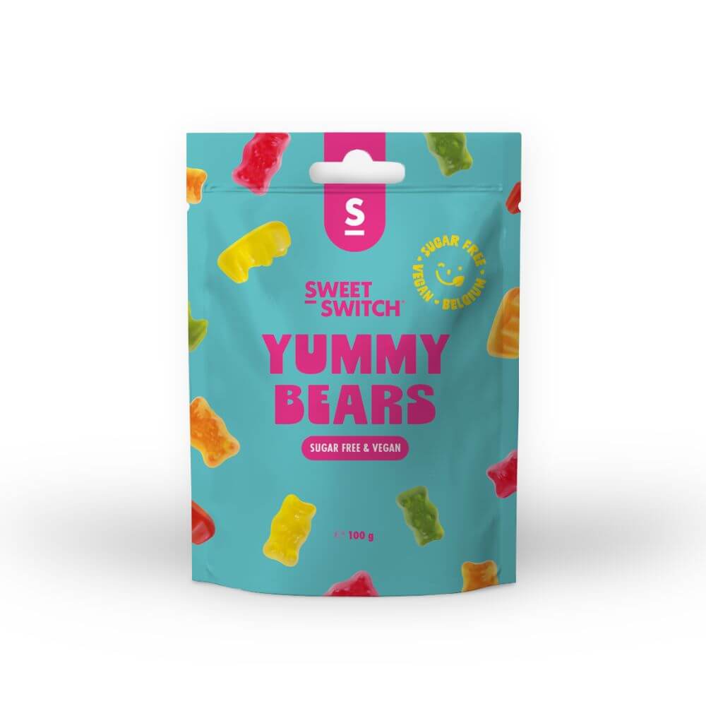 Bonbons sans sucre Yummy Bears Sweet-Switch 100g