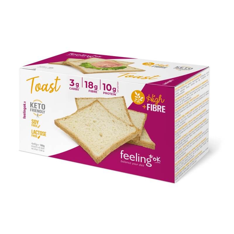 Toast protéinés et Fibres Nature Optimize FeelingOK boîte de 160g