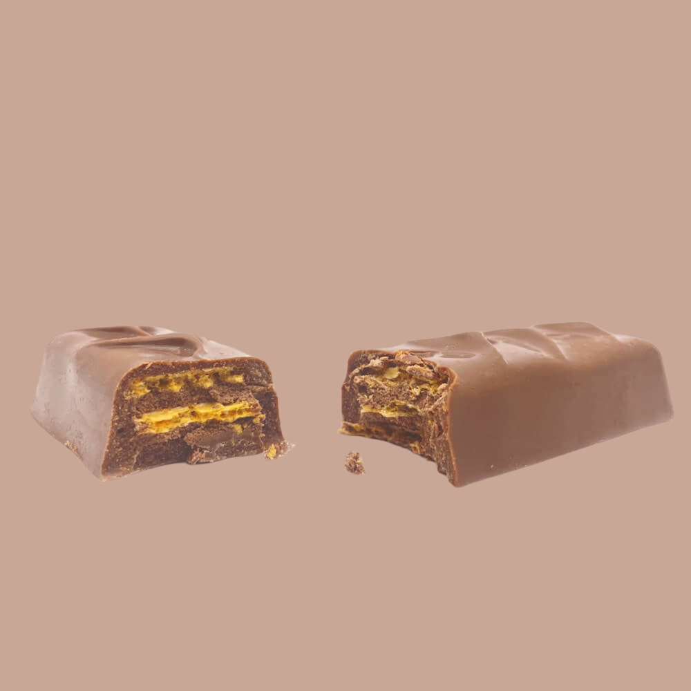 Barres protéinées chocolat au lait coeur gaufrette Boîte de 5 MD