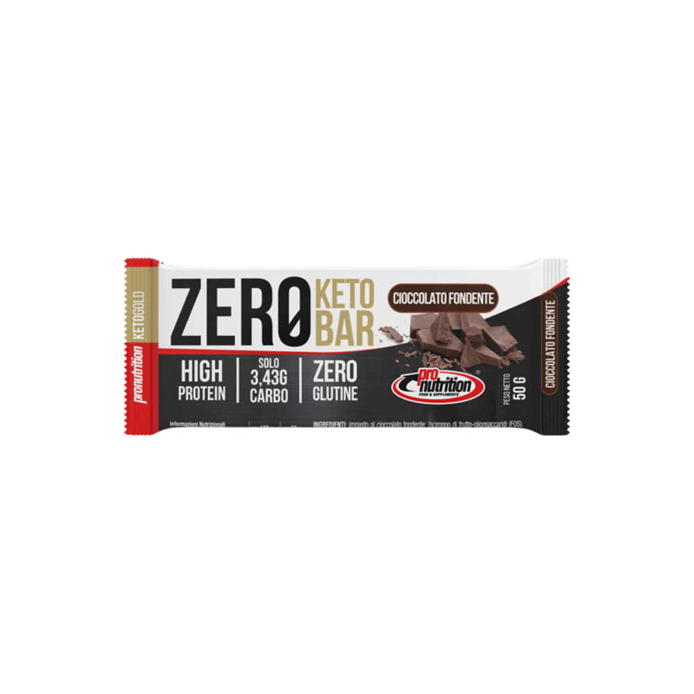 Barre Zero Keto Cioccolato fondente 50g Pronutrition
