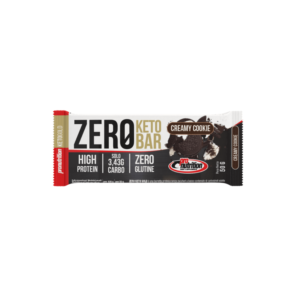 Barre Zero Keto Cookie & crème 50g Pronutrition