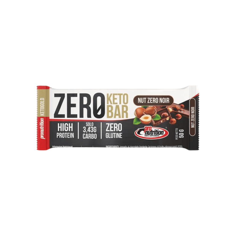 Barre Zero Keto Chocolat noir 50g Pronutrition