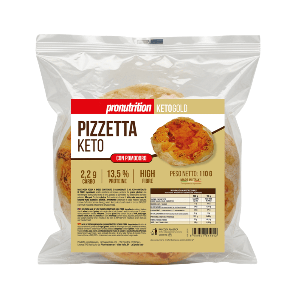 Petite pizza Keto à la Tomate 110g Pronutrition