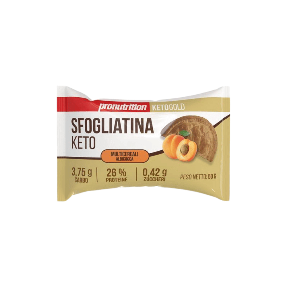 Sfogliatina Keto multicéréales Abricots 50g Pronutrition