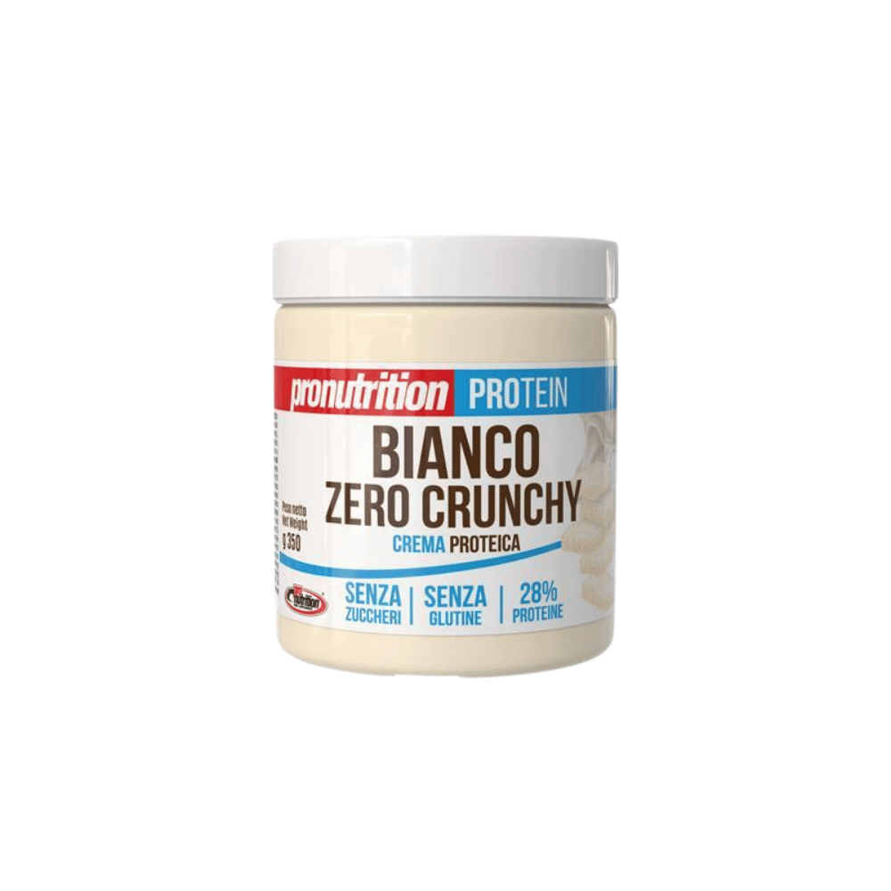 Pâte à tartiner protéinée sans sucre Chocolat blanc crunchy 350g Pronutrition