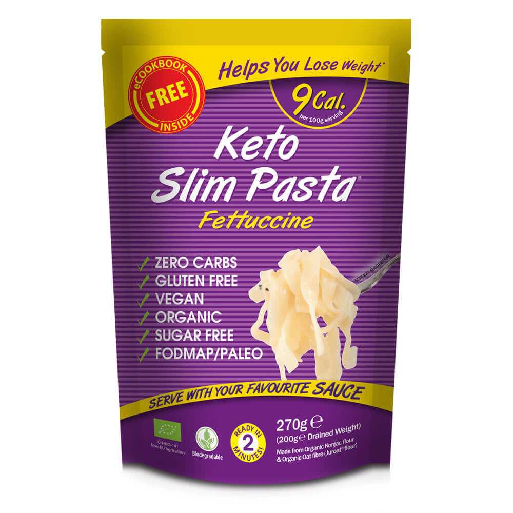 Slim Fettuccine shirataki de Konjac keto paquet de 270g