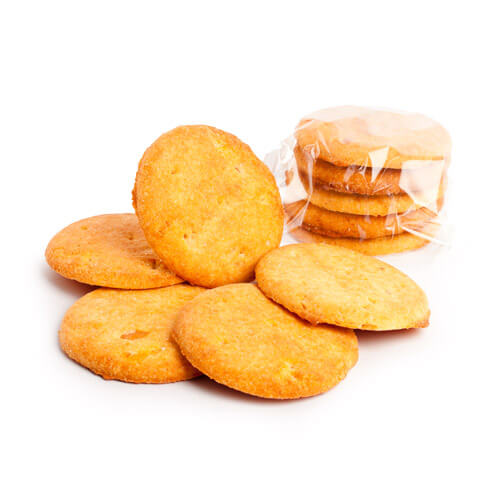 Biscuits protéinés aux morceaux d'oranges confits - Paquet de 20