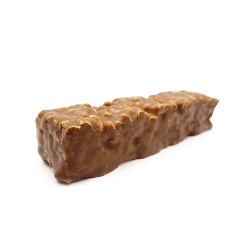 Barre protéinée crémeuse "fluffy" chocolat praliné à l'unité sans gluten MD