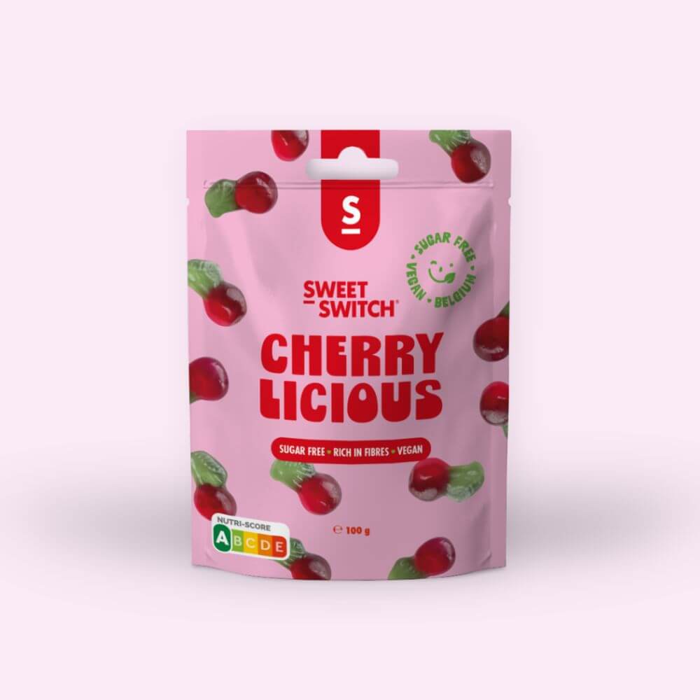 Bonbons sans sucre Cherry Licious  Sweet-Switch 100g