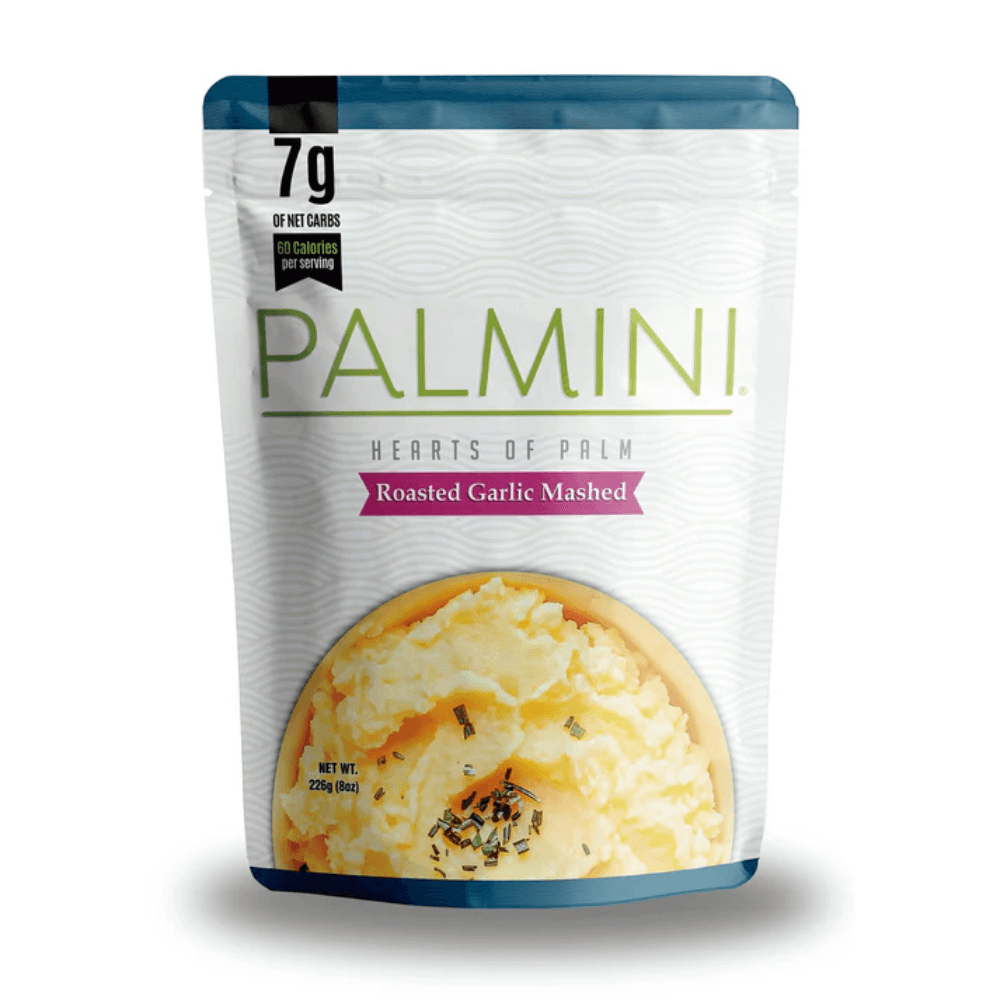 Palmini - Purée ail rôti - 7 g de glucides - Sans gluten - Paquet de 226 g