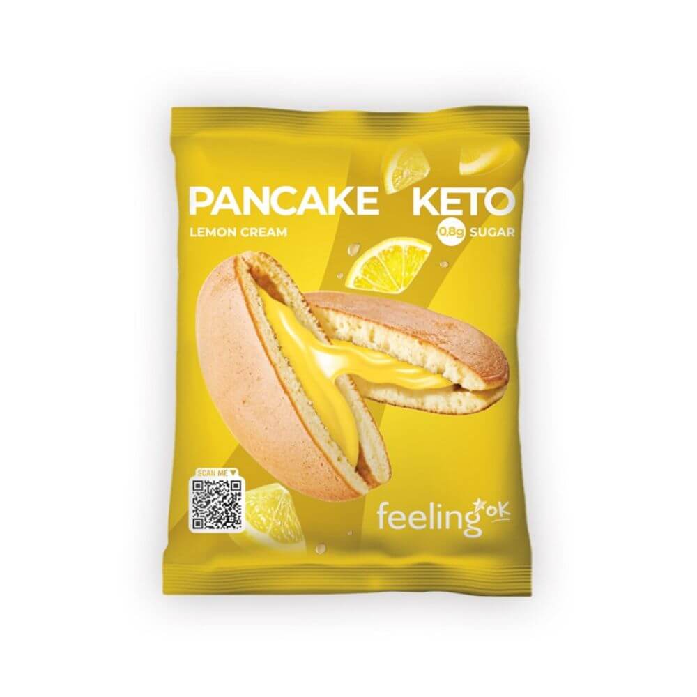 Pancake Protéiné Crème Citron FeelingOk – Low Carb 50g
