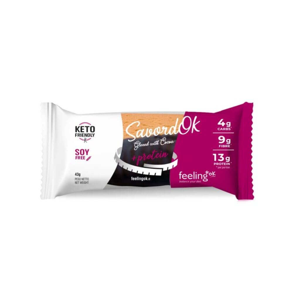 Savordok protéiné nappé de cacao Orange à l'unité FeelingOk
