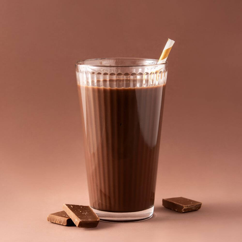 Boisson protéinée collagène saveur chocolat Gianduja faible en sucre à l'unité MD