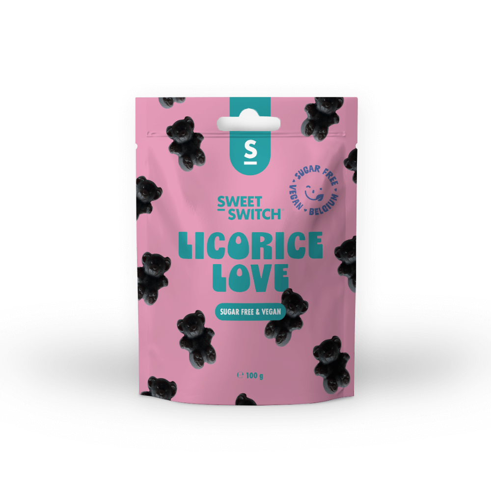 Bonbons sans sucre Licorice Love Sweet-Switch 100g