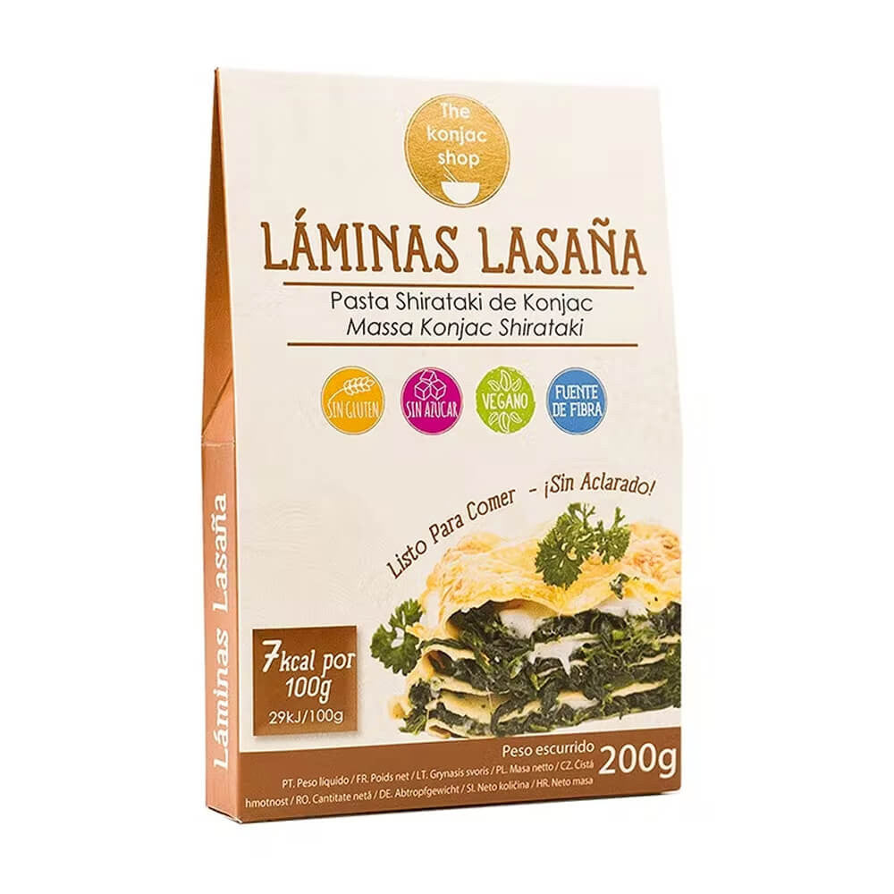 Lasagnes de Konjac keto - 270g - The Konjac Shop