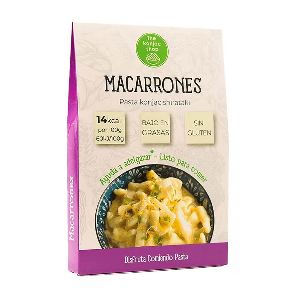 Macaroni de Konjac keto - 270g - The Konjac Shop