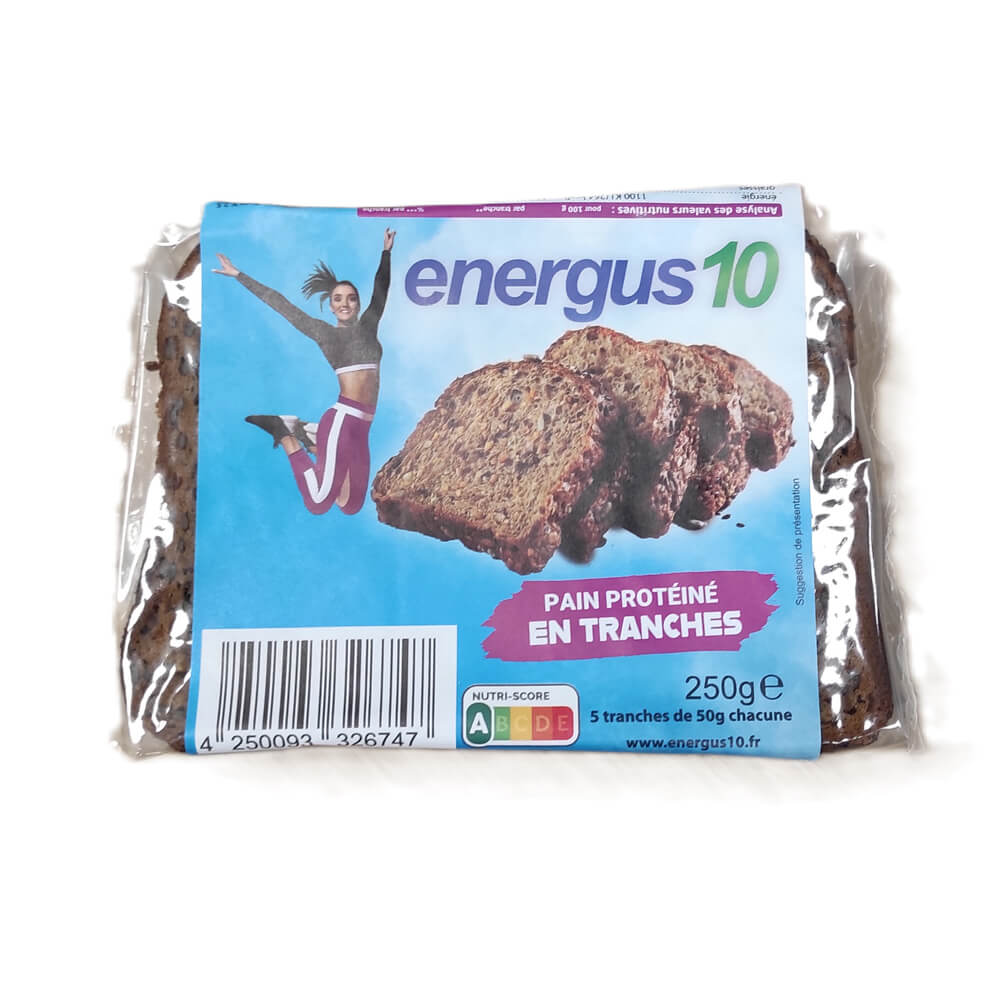 Pain energus 10 hyperprotéiné