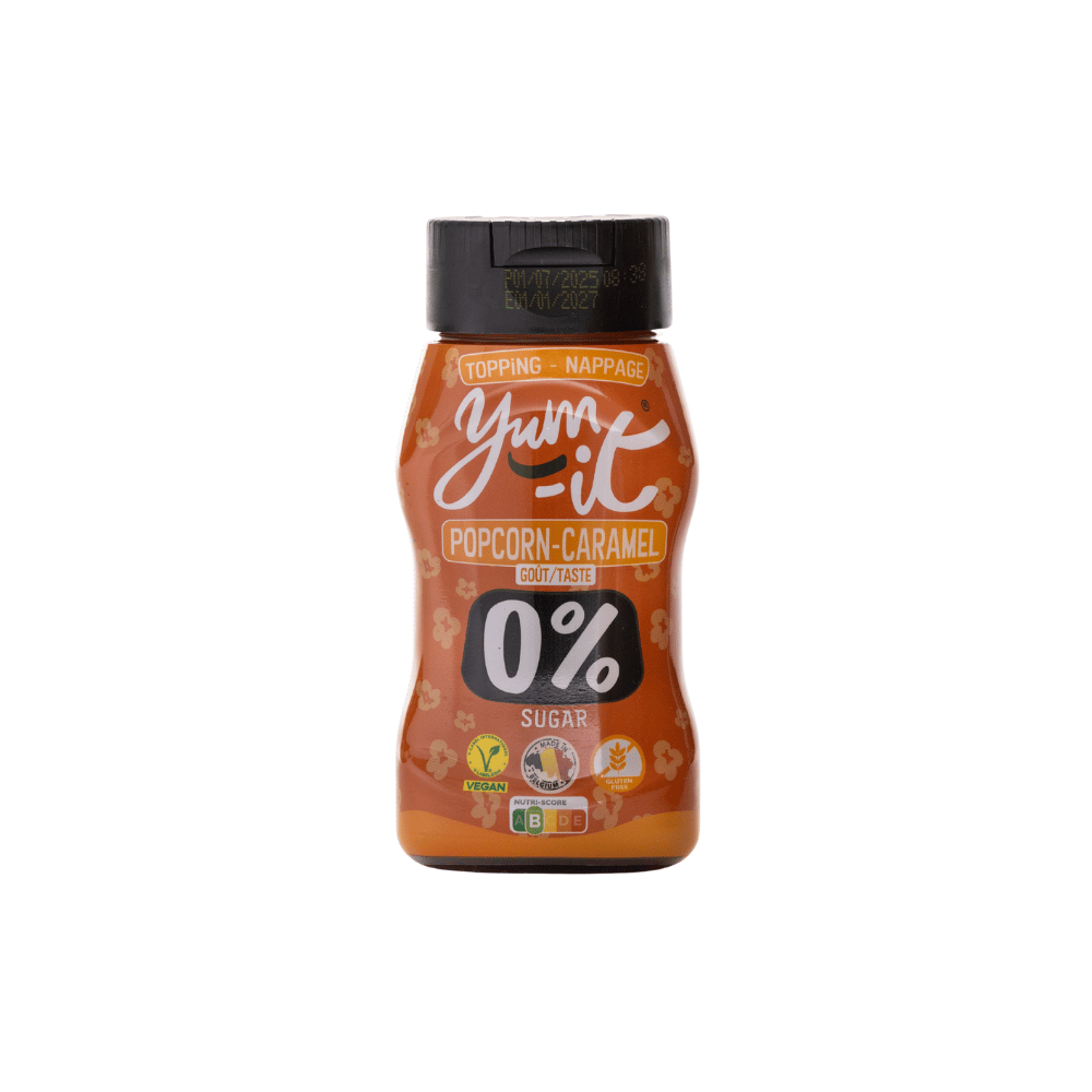 Nappage 0% keto low carb saveur Popcorn Caramel 0% - 300g - Yum-it